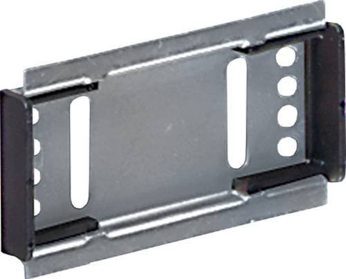Rittal Hutschienen OM-Adapter 9342.980 aus gelochtem Stahlblech in Silber, 5 Stück - Bild 1