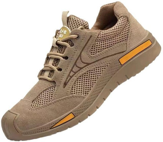 Avant-garde Elektroschweißschuhe für Herren, schlag- und durchstichsichere Arbeitsversicherungsschuhe aus Leder, isolierend 6KV, Farbe: Braun, Größe: 46 - Bild 1