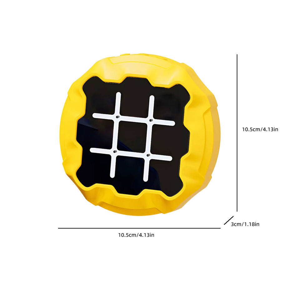 Elektrisches Tic-Tac-Toe-Spielzeug, Mausfänger, Gelb - Bild 2