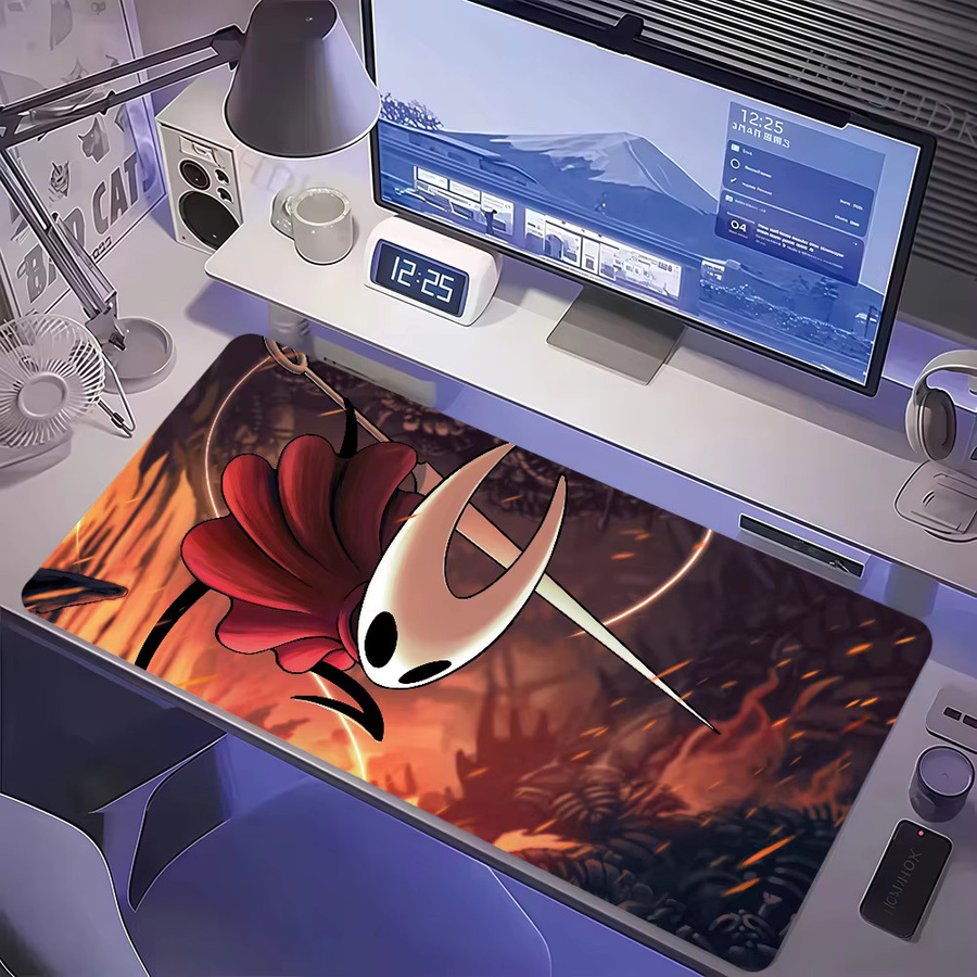 Großes und rutschfestes Gaming Mauspad mit Silksong Knight Motiv in Multicolor - Bild 2