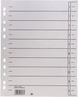 Soennecken Trennblatt oeco A4, 100 Stück, weiß/grau/schwarz - Bild 1