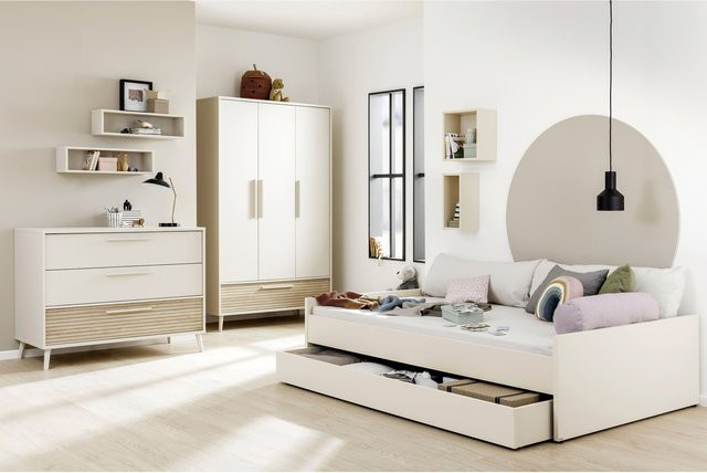 Paidi Bettkasten Little Flo für Kinderzimmer in Weiß - Bild 1