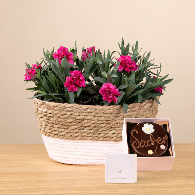 Flower Kiss Blumen-Sachertorte 200g - Bild 1