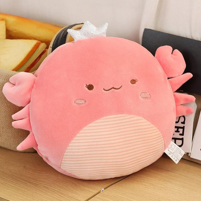 Yiran Health & Beauty Squishy Krabben Plüschkissen, 58cm, mit Löchern - Bild 1