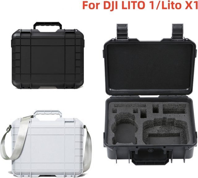 SZKOSTON Explosionsgeschützte Box für DJI Lito 1/Lito X1, wasserdichter Hartschalenkoffer für DJI RC 2/N3 und Drohnen-Zubehör - Bild 1