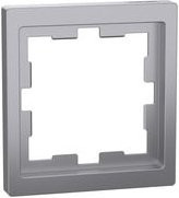 Merten Rahmen D-Life System Design MEG4010-6536 in Silber und Grau - Bild 1