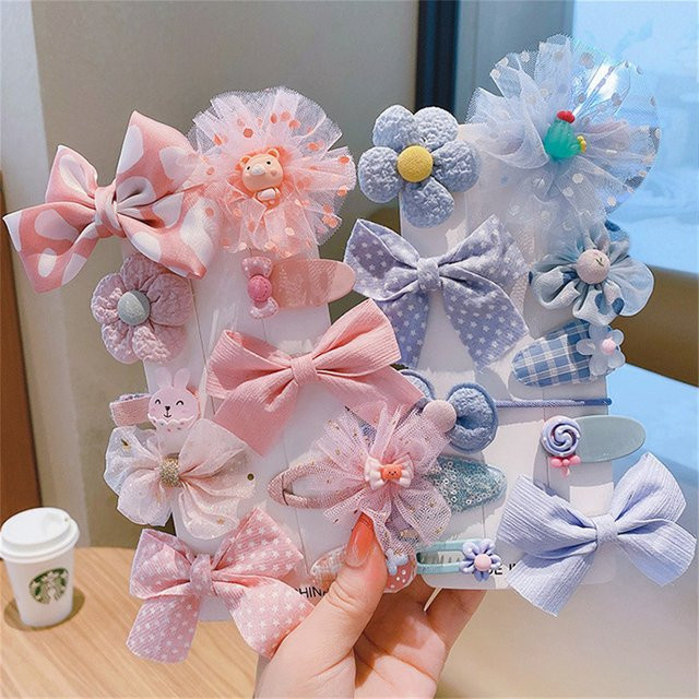 Haarnadel Set Kinder, Prinzessin, Mesh, Bunt - Bild 1