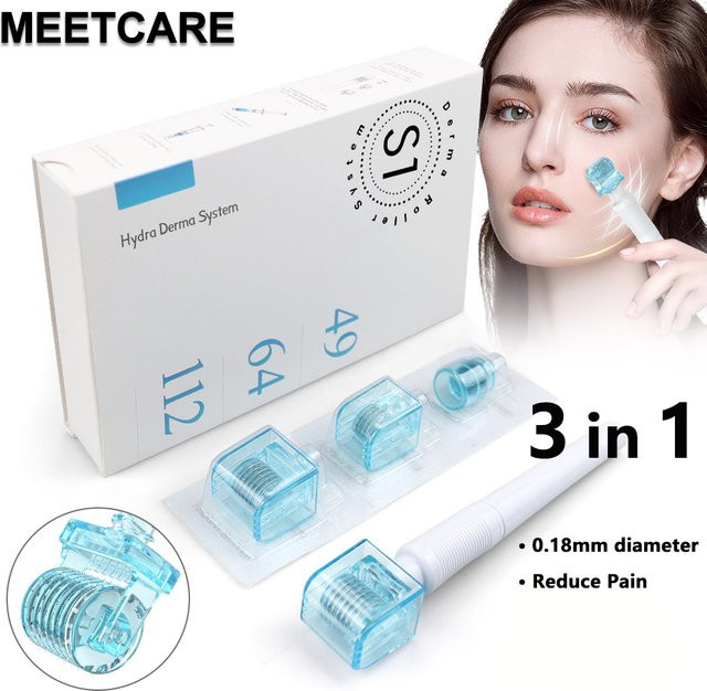 MEETCARE Derma Roller Stempel Ersatzköpfe, Unisex - Bild 1