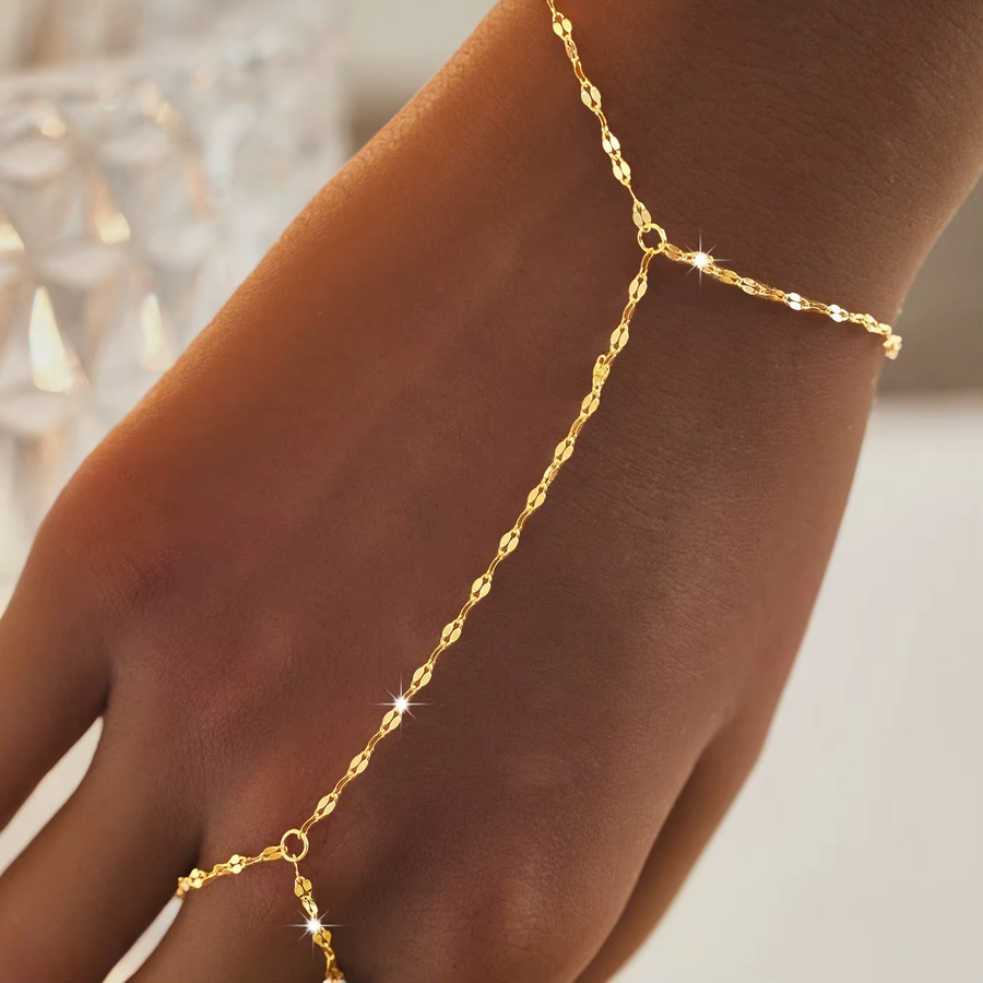 YUYAN Armband, Edelstahl, Gold, Perle, Damen - Bild 2
