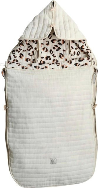 Kaiser Sommerfußsack Windy aus Muslin für Buggy und Kinderwagen in Sand/Beige - Bild 1