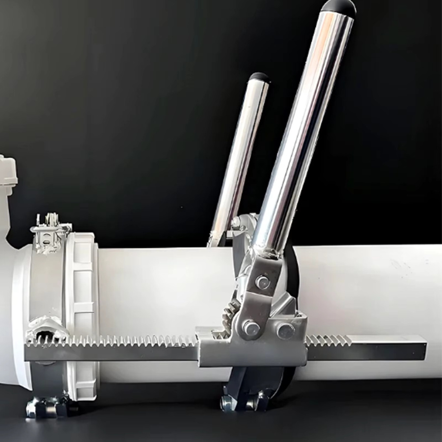 PP Silent Pipe Tensioner Sleeve Rohrinstallationswerkzeug Abflussrohrzieher Rohrspanner Rohrschieber in Silber - Bild 2