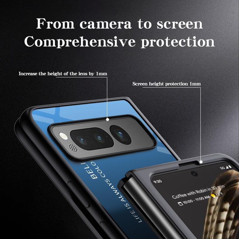 Google Pixel Fold Glas-Handyhülle mit Farbverlauf - Bild 2