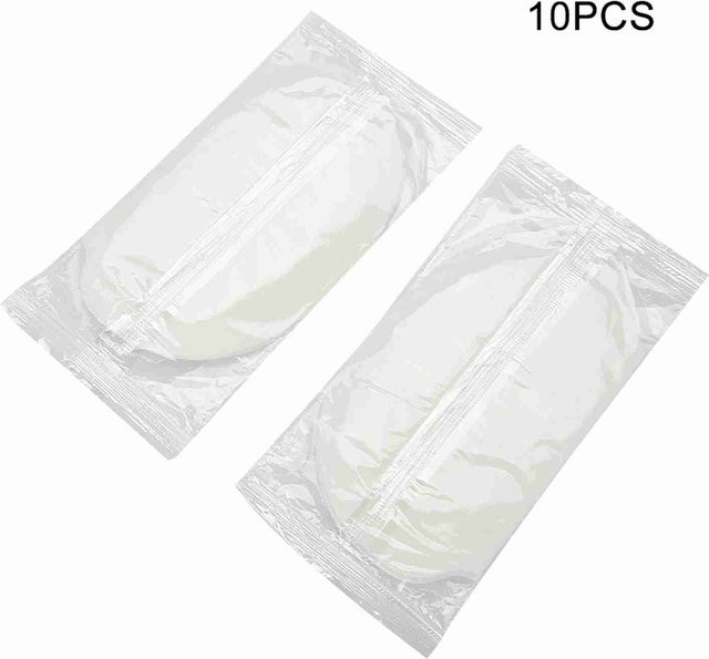 TOMTOP JMS Schweißabsorbierende Achselpads, Unisex, Baumwolle, 20 Stück, weiß - Bild 1