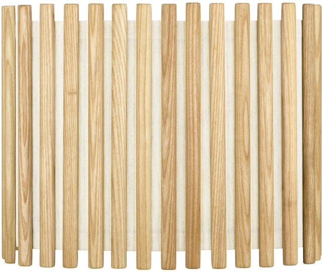 UMAGE Komorebi Medium Leuchtenschirm für Hängeleuchten aus Eiche und Polyester in Beige - Bild 1