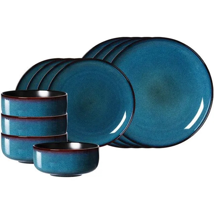 Ritzenhoff & Breker Bali Basic-Set 12-teilig aus Keramik in Blue und Black - Bild 2