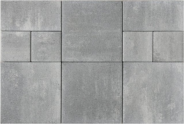 Kann Mehrformat-Pflaster Talessio Beton Grau-Alpin für Garten und Terrasse - Bild 1