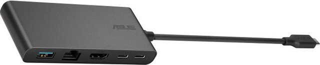 ASUS Dual 4K USB-C Dockingstation in Schwarz mit HDMI, USB-C und 1GbE Ethernet - Bild 1