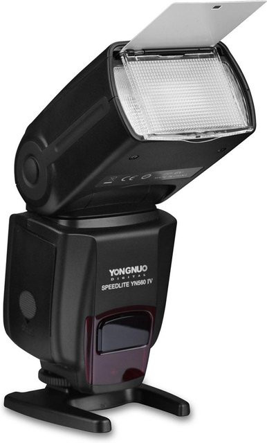 YONGNUO YN560 IV Universeller 2,4-G Wireless Speedlite Blitz On-Camera Master-Slave Blitzgerät GN58 Schwarz - Bild 1