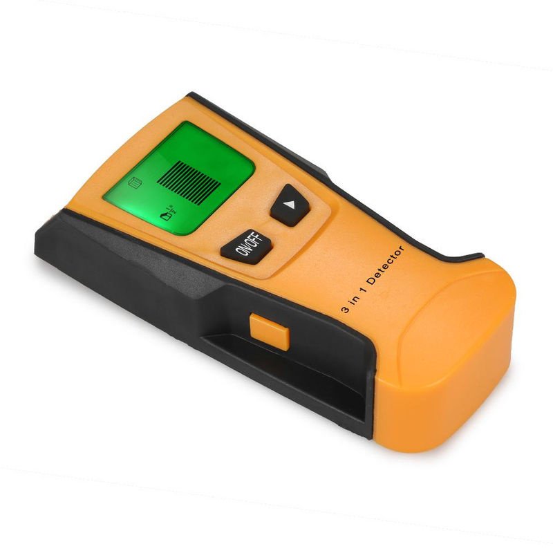 Kkmoon 3-in-1 Multifunktions-Wanddetektor mit LCD-Digitalanzeige zum Finden von Metall, Holz und AC-Kabeln in Orange - Bild 7