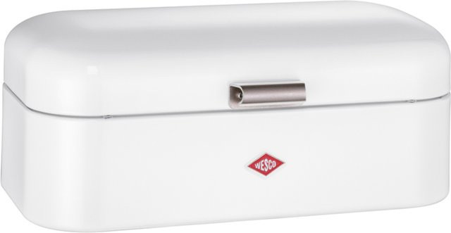 Brotkasten WESCO GRANDY Metall Weiß B: 42,0 cm, H: 26,0 cm, T: 18,0 cm - Bild 1