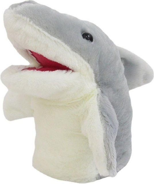 Binchi Fitness Haifisch-Handpuppe, Stofftier, Grau, ab 2 Jahren - Bild 1