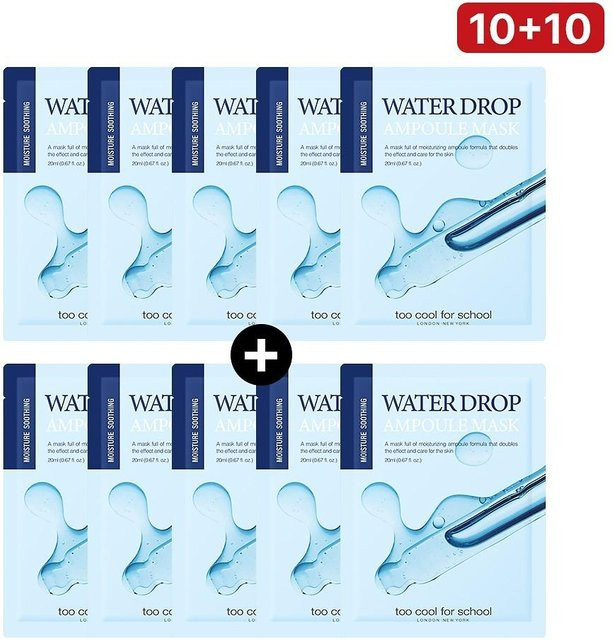 Too Cool For School Water Drop Ampulle Maske Serum, 20er Pack - Bild 1
