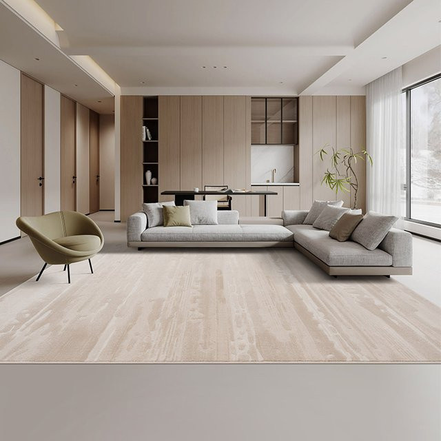 VIKAMA Moderner minimalistischer Teppich in ästhetischem Design für Wohnzimmer und Schlafzimmer - Bild 1