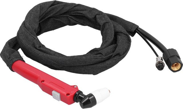 TOMTOP PT31 Plasmaschneidpistole mit geradem Griff in Rot für 40A und 50A Plasmaschneidmaschinen aus Messing - Bild 1