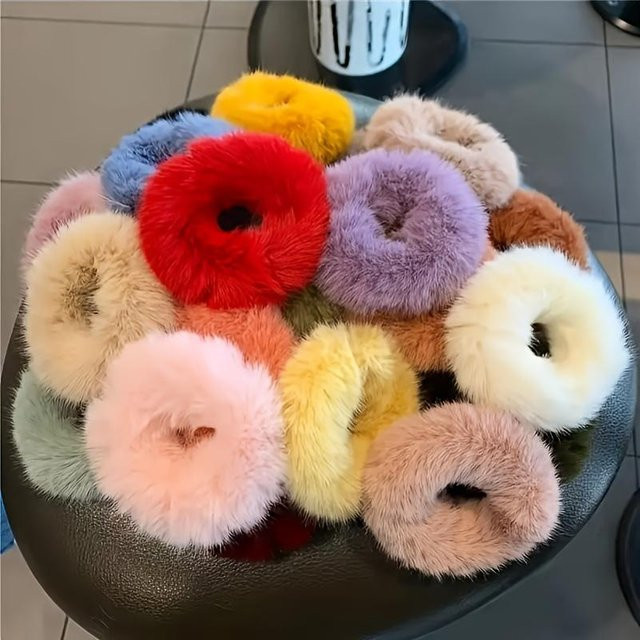 ouyaohong Haargummis Plüsch, Damen, 10 Stück - Bild 1