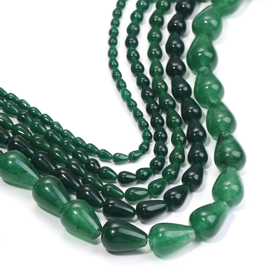 SANSWL Armband, Grüne Glimmer Perlen, Damen - Bild 6