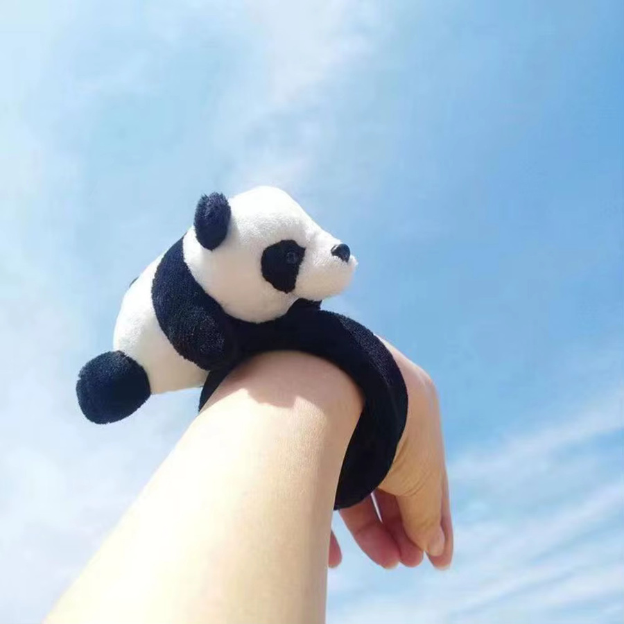 BLUELANS Slap Armband, Plüsch, Panda, Bunt, Unisex - Bild 2