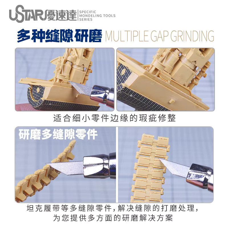 JIANYANZHE Diamant Schleifstifte Set für Modellbau und Handwerk in Silber - Bild 4