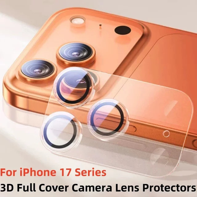Frosted Objektiv Schutzfolie für iPhone 17 Pro Max, 17 Air und 17 Pro in Transparent - Bild 1