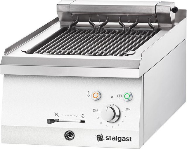 Stalgast Elektro-Wassergrill aus Edelstahl Serie 700 ND als Tischgerät, Silber, B/T/H: 40 x 70 x 25 cm - Bild 1