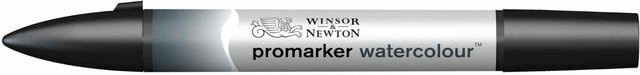 Winsor & Newton Promarker Aquarellmarker mit Brush-Spitze in Payne's Gray - Bild 1