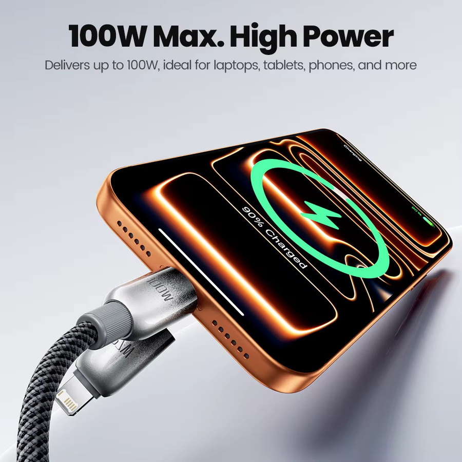 Toocki 4-in-1 USB-zu-Typ-C-Ladekabel mit 100 W Schnellladefunktion und USB-C-Datenübertragung - Bild 2