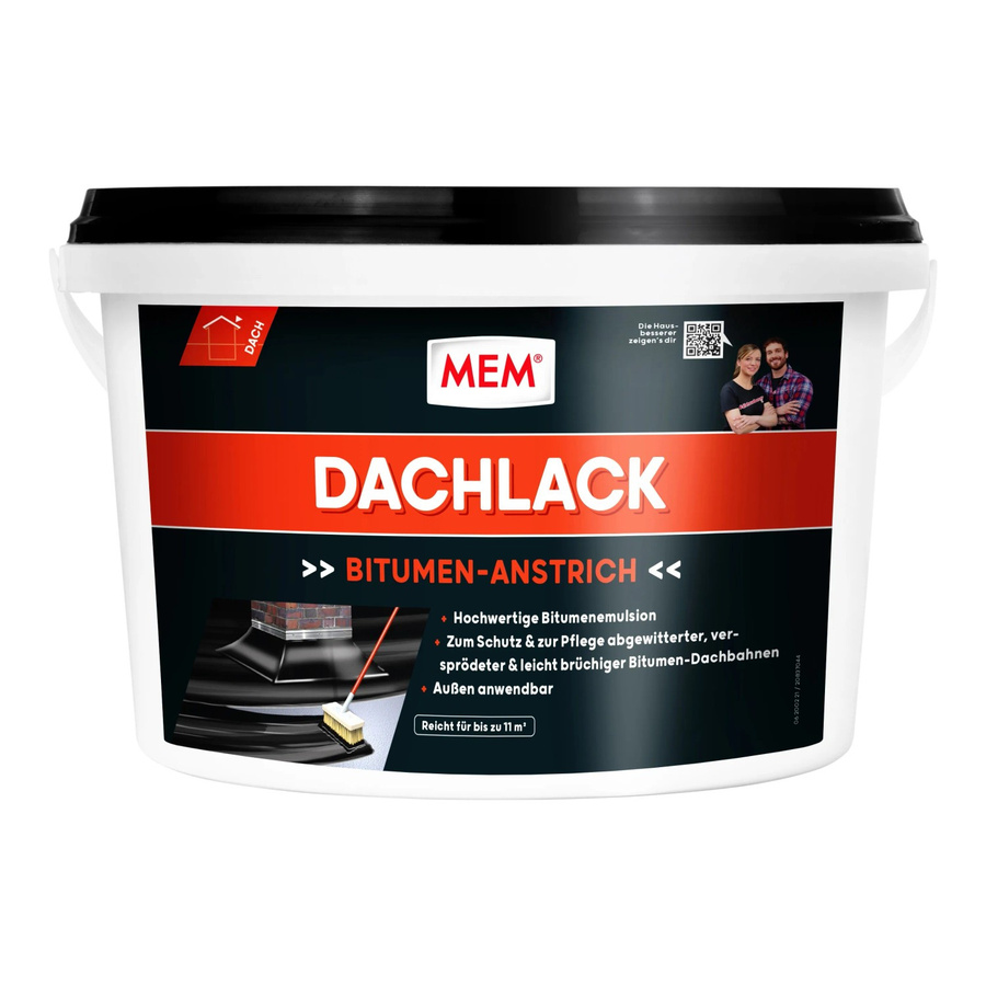 MEM Dachlack Schwarz 5,0 l - Bild 2