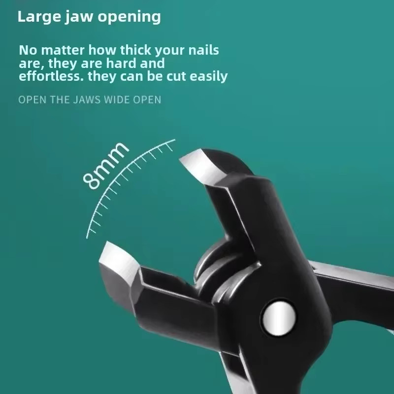 vvocci Nageltrimmer M202 Black, Unisex, Edelstahl, für Füße - Bild 2