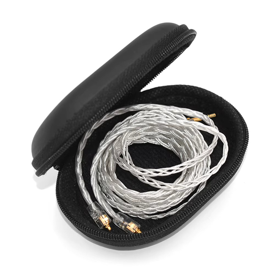 KZ Kopfhörer Tasche EVA mit Reißverschluss in Schwarz für Xiaomi und KZ BA10 AS10 ES4 CAA - Bild 3