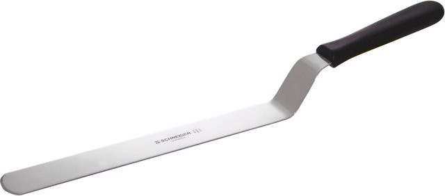 Schneider Winkelpalette Teigschaber in Schwarz und Silber mit einer Länge von 41,5 cm - Bild 1