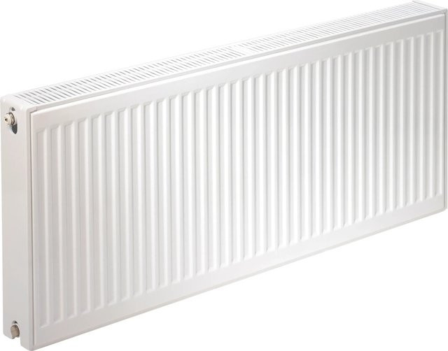 Heimeier Flachheizkörper aus Stahl in Weiß, B/H: 120 x 60 cm, 1937 W - Bild 1