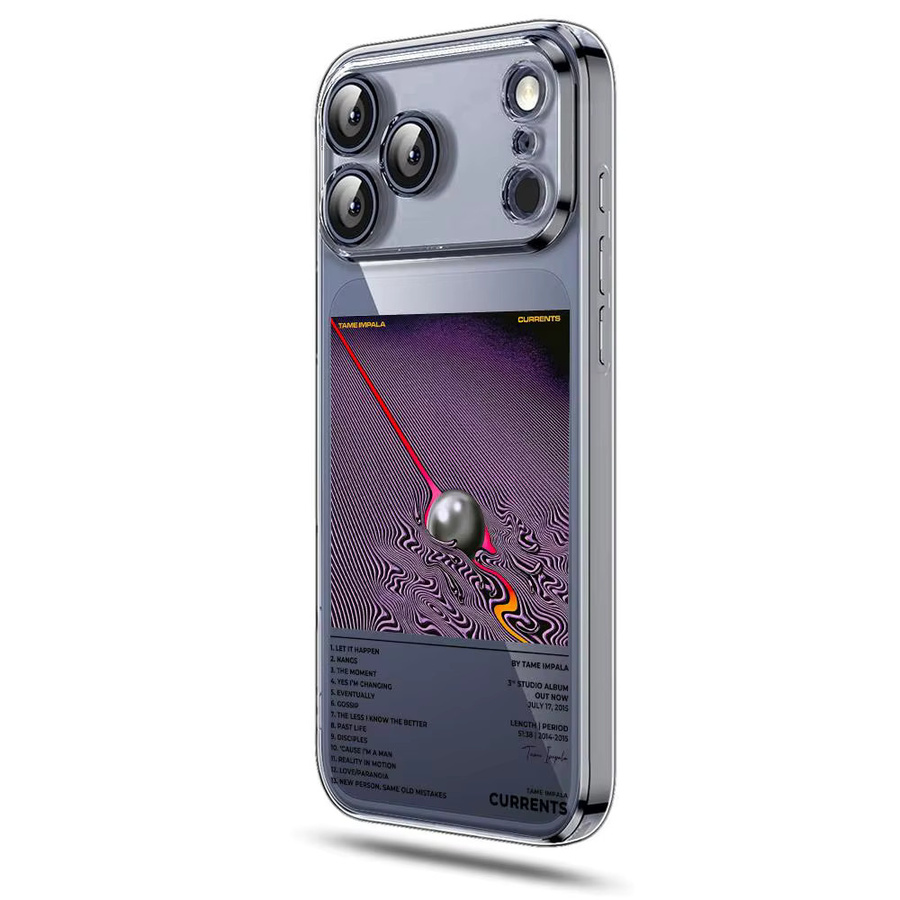 T-Tame Impala Handyhülle für Apple iPhone 17 16 15 14 13 12 Pro Max Plus Transparent Magnetisch und Kabelloses Laden Kompatibel - Bild 6