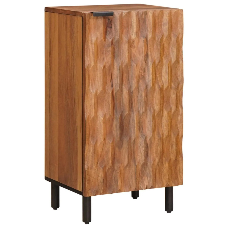 vidaXL Sideboard aus Mangoholz in Braun mit modernem Design, B/T/H: 40 x 33 x 75 cm - Bild 2
