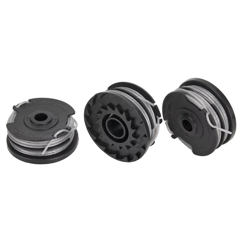 3er-Set Ersatzspulen in Schwarz für Greenworks Rasenschneider G40LT, G40LTK2, G40LTK2X und 2101507 - Bild 4