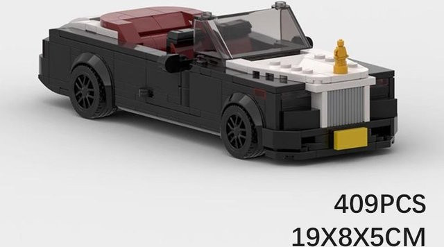 Binchi Keji Travel Technisches Auto Rolls-Royce Speed Champion Fahrzeuge, Bausteine, ab 3 Jahren - Bild 1