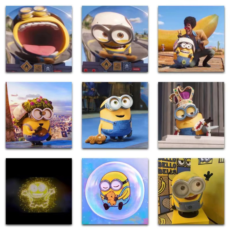 Minions Dave Bob Tim Aufkleber, multicolor - Bild 5