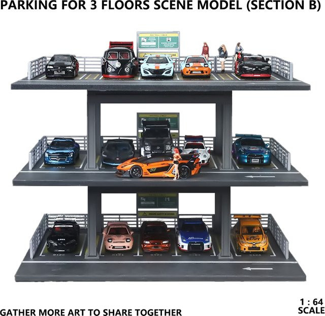 GSF Garage, Gebäude, Maßstab 1:64, Kunststoff - Bild 1