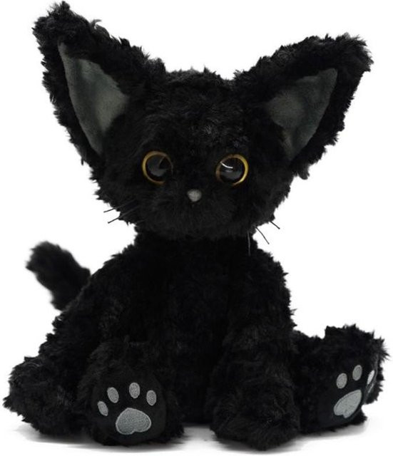BC Pet Supplies Kuki Schwarze Katze, Plüschtier, Schwarz, ab 14 Jahre - Bild 1