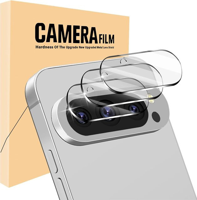 Kameraschutz aus gehärtetem Glas für Google Pixel 10, Pixel 10 Pro, Pixel 10 Pro XL und Pixel 10 Pro Fold, transparent - Bild 1