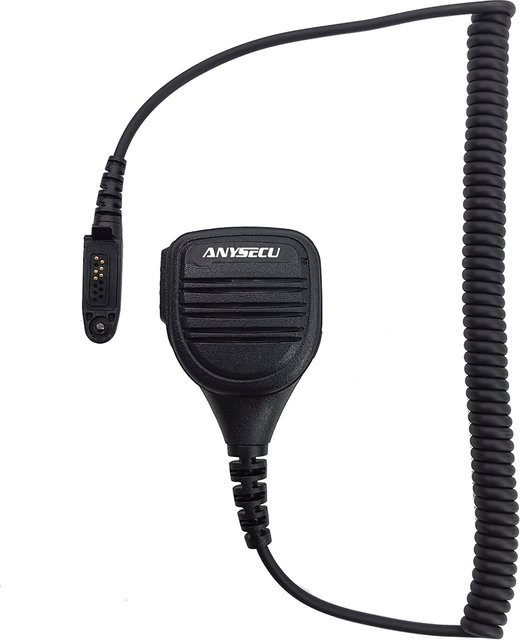 ANYSECU T60 Mikrofon in Schwarz passend für UNIWA F41 T60 4G LTE Netzwerk Radio Zubehör - Bild 1